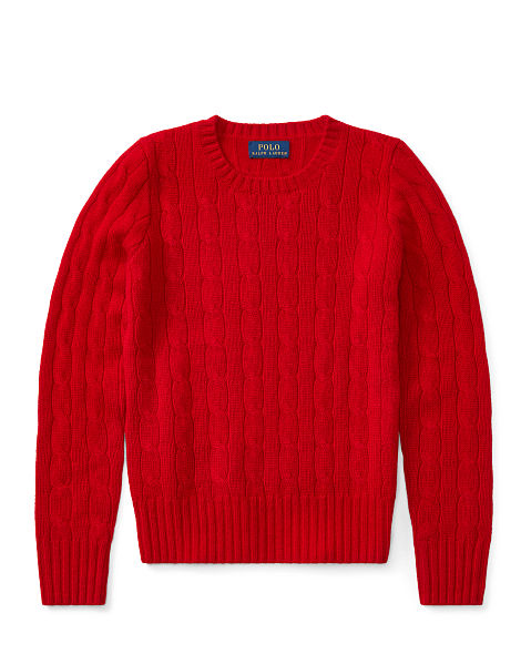 CABLE-KNIT CASHMERE SWEATER